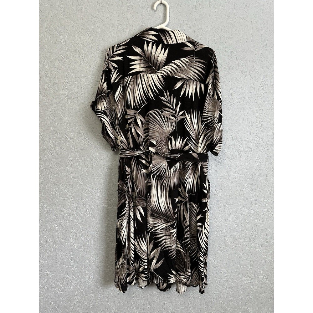 NWT Torrid Size 3X 3 Palm Leaves Mini Slub Dress C23 - Picture 6 of 10